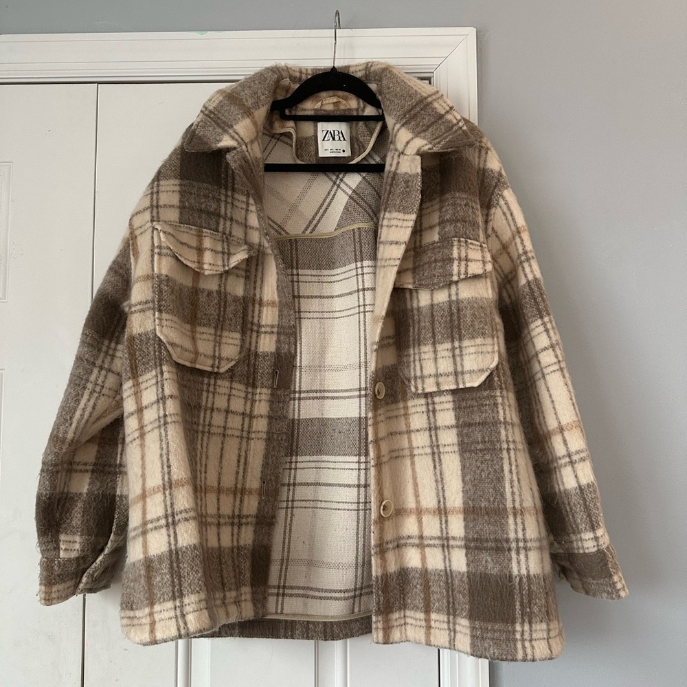 Zara Plaid Jacket